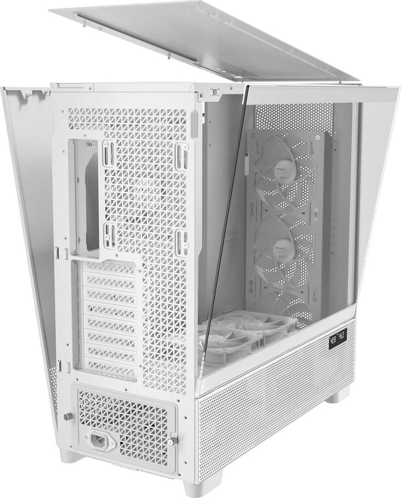 Antec Flux Pro, weiß/braun, Glasfenster