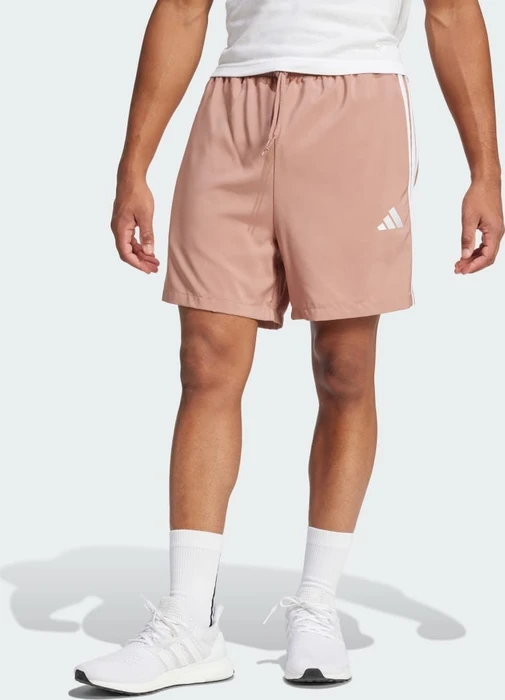adidas Essentials 3-Streifen Chelsea Trainingshose kurz wonder clay/white (Herren)
