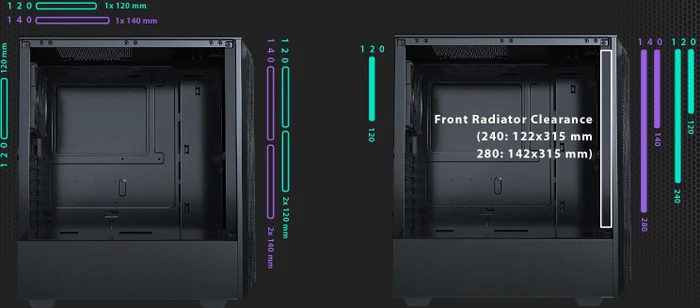 Phanteks Eclipse P300A Mesh Edition, schwarz, Glasfenster