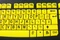 Geemarc Großschrifttastatur V3 gelb, USB, UK Vorschaubild