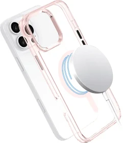 ISY MagISY Backcover für Apple iPhone 16 Pro Max clear pink