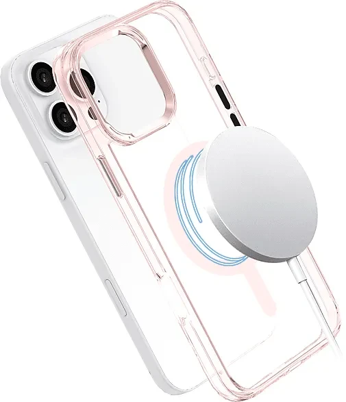 ISY MagISY Backcover für Apple iPhone 16 Pro Max clear pink