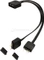 Akasa Addressable RGB LED Splitter Kabel, 2-fach, 12cm, schwarz Vorschaubild