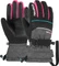 Reusch Kondor R-Tex XT Skihandschuhe black/black melange/knockout pink (Junior) Vorschaubild