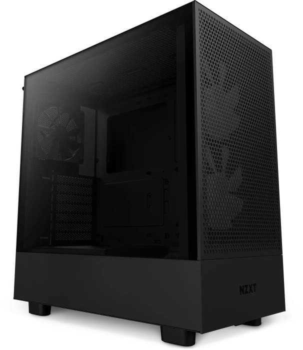 NZXT H5 Flow RGB, schwarz, Glasfenster