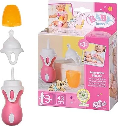 Zapf creation BABY born Zubehör - Interactive Flasche & Löffel 43cm