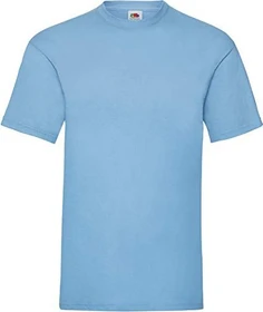 Fruit Of The Loom Valueweight T-Shirt kurzarm sky blue