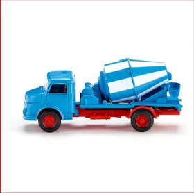 Wiking Klassik Edition Betonmischer MB Kurzhauber blau/weiß