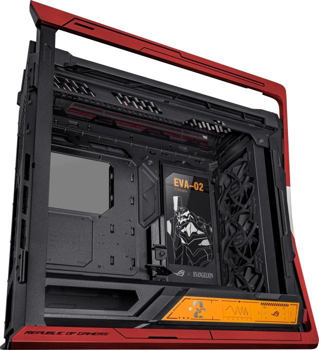 ASUS ROG Hyperion GR701 EVA-02 Edition, Glasfenster