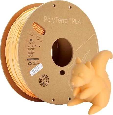 Polymaker PolyTerra PLA, peach, Spule, 1.75mm, 1.00kg