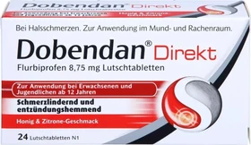 Dobendan Direkt Flurbiprofen 8.75mg Lutschtabletten, 24 Stück