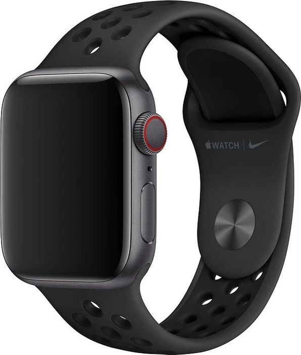 Apple Nike Sportarmband S/M und M/L für Apple Watch 40mm anthrazit/schwarz