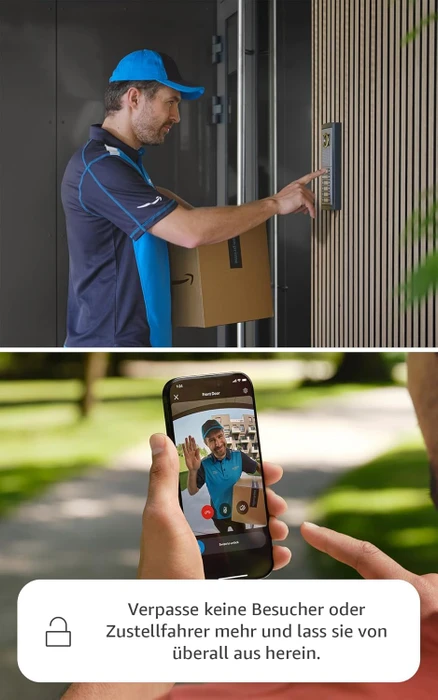 Ring Intercom Video, Smart Türöffner für Gegensprechanlagen mit Video-Streaming