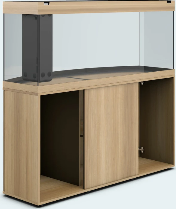 Juwel Vision 450 LED Aquarium-Set mit Unterschrank, helles Holz/helles Holz, 450l