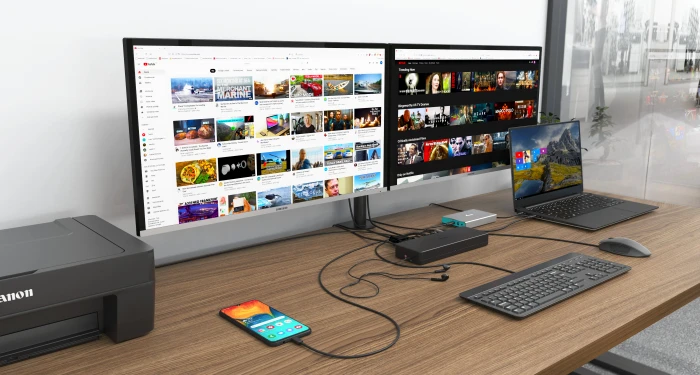 i-tec Dual Display Docking Station, USB-B 3.0 [Buchse]