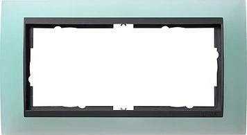 Gira Event Opak Abdeckrahmen 2fach ohne Mittelsteg, mint