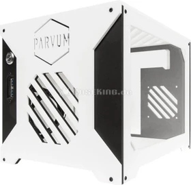 Parvum Systems X1.0 weiß/schwarz, Acrylfenster, Mini-ITX