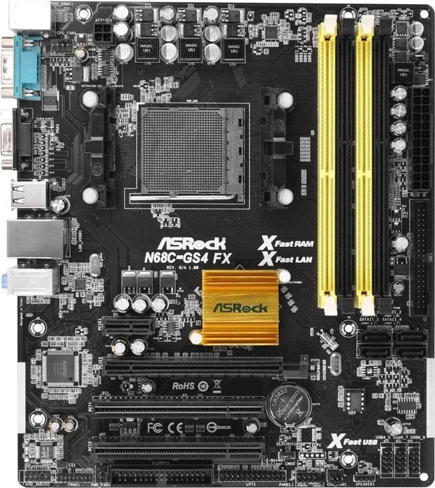 ASRock N68C-GS4 FX (AMD AM3+)