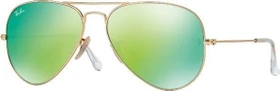 Ray-Ban RB3025 Aviator Flash Lenses 62mm gold/flash green