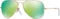 Ray-Ban RB3025 Aviator Flash Lenses 62mm gold/flash green Vorschaubild