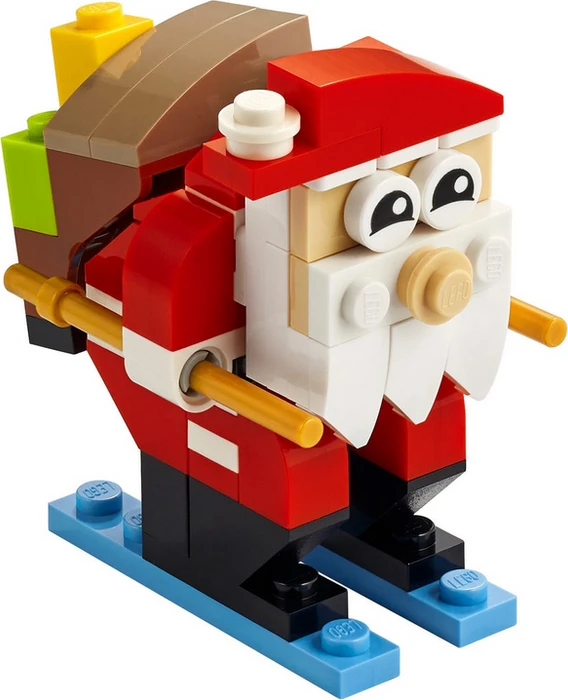 LEGO Creator - Weihnachtsmann auf Skiern