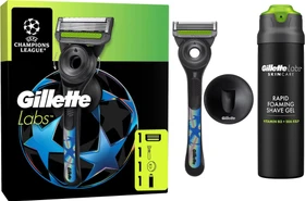 Gillette Labs UEFA Champions League Edition Geschenkset Rasierer + Wandhalterung + Rasiergel