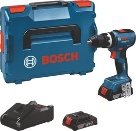 Bosch Professional GSB 18V-65 Akku-Schlagbohrschrauber inkl. Koffer + 2 Akkus 2.0Ah