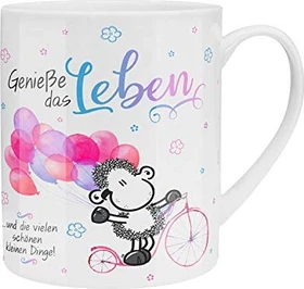 Sheepworld XL-Tasse Genieße das Leben 600ml