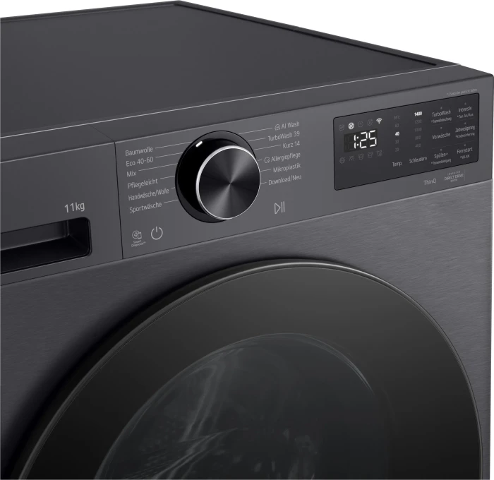 LG F4WX701YB Frontlader mattschwarz