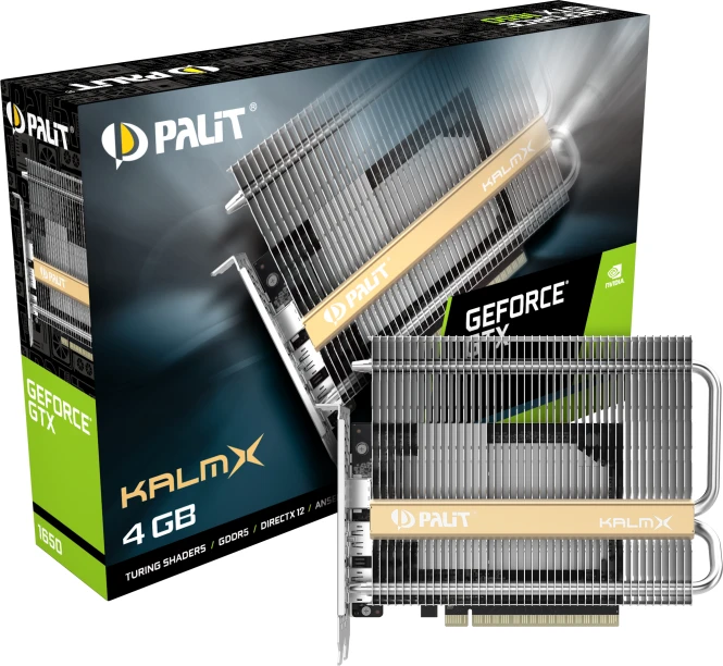 Palit GeForce GTX 1650 KalmX, 4GB GDDR5, HDMI, 2x DP