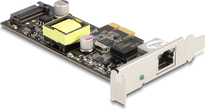 DeLOCK 2.5G LAN-Adapter, RJ-45, PCIe 2.1 x1, PoE+