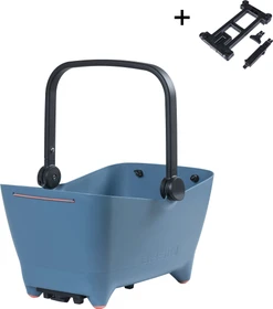 Basil Buddy MIK Fahrradkorb blau