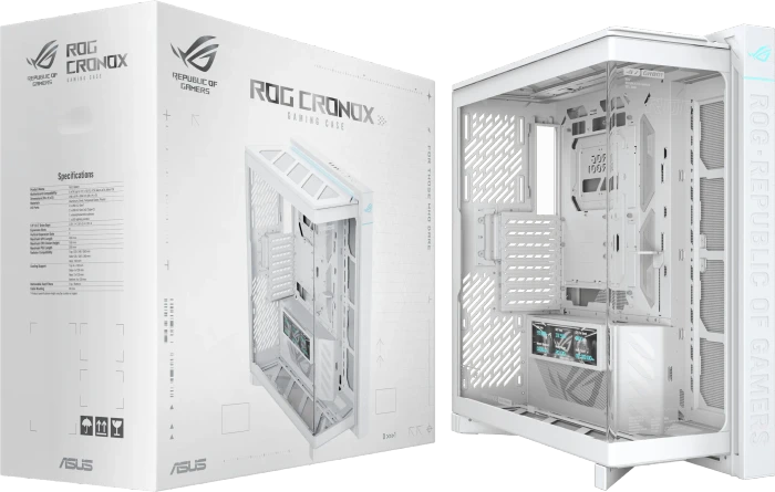 ASUS ROG Cronox White, Glasfenster