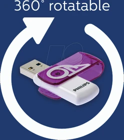 Philips Vivid Edition 64GB, USB-A, USB 2.0, 2er-Pack