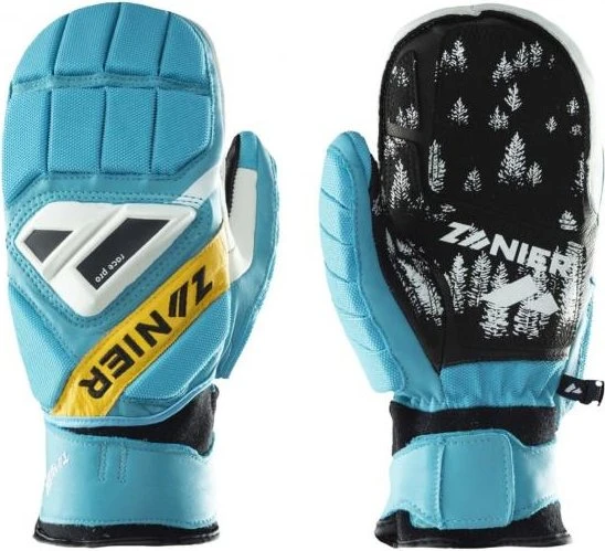 Zanier Gate Killer Skihandschuhe türkis/gelb (Junior)