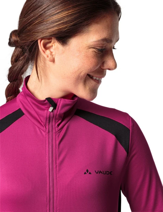 Vaude Posta Trikot langarm rich pink (Damen)