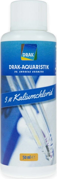 DRAK-Aquaristik Kaliumchloridlösung für Redox- und pH-Einstabmeßketten 3 molar, 50ml