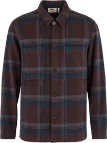 Fjällräven Singi Flannel Hemd langarm black oak/dark navy (Herren)