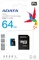 ADATA Premier R100/W25 64GB Kit, UHS-I U1, A1, Class 10 Vorschaubild