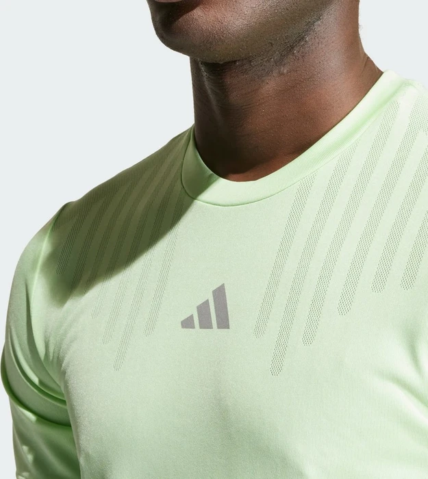 adidas HIIT Airchill Workout Funktionsshirt kurzarm semi green spark (Herren)