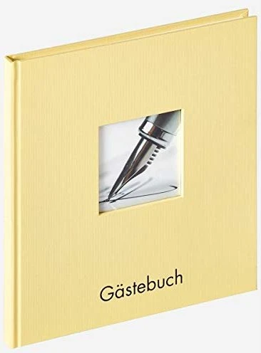Walther Design Buch Gästebuch Fun 25x23 creme