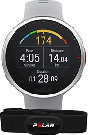 Polar Vantage V2 Medium/Large mit H10 Herzfrequenz-Sensor silber/grau