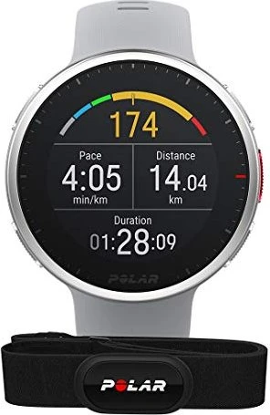 Polar Vantage V2 Medium/Large mit H10 Herzfrequenz-Sensor silber/grau