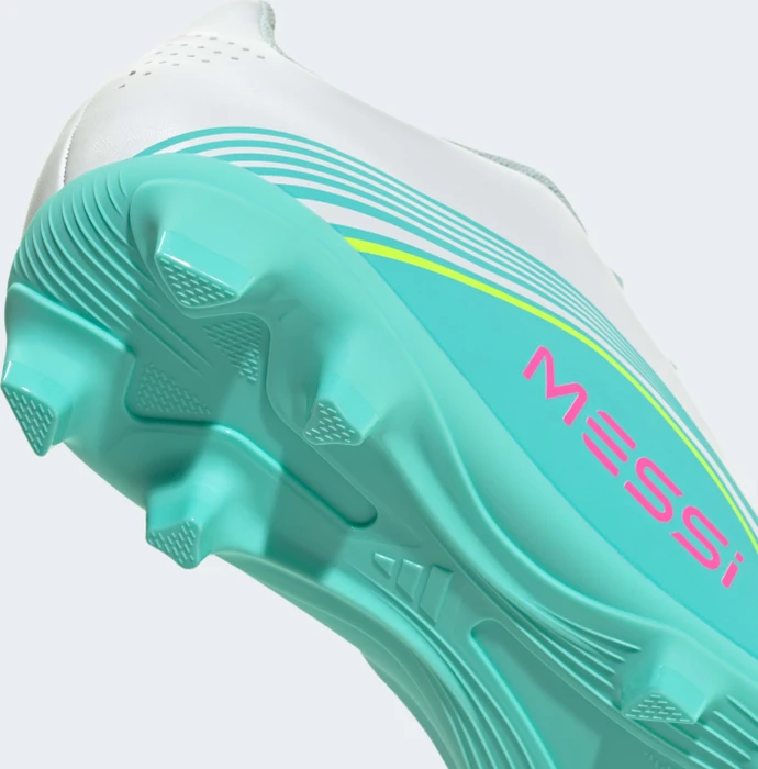 adidas F50 Messi Club FG/MG cloud white/lucid pink/flash aqua (Junior)