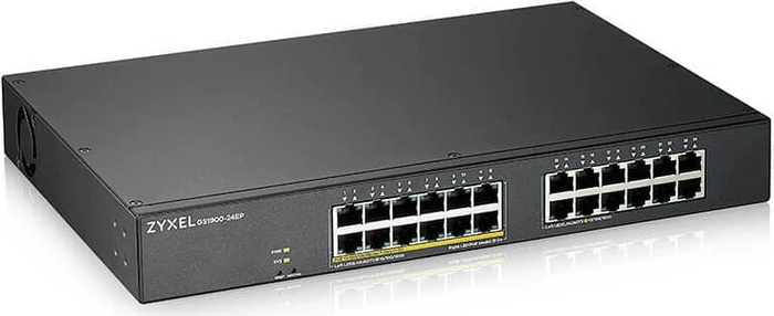 Zyxel GS1900 Desktop Gigabit Smart Switch, 24x RJ-45, 130W PoE+