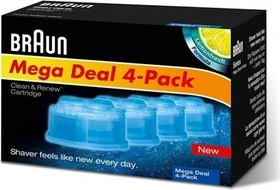 Braun CCR 4 Lemonfresh Reinigungskartusche, 4 Stück