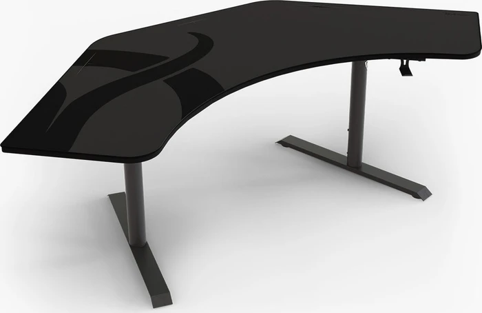 Arozzi Arena Angelo Gaming Eckschreibtisch 225x71cm Gunmetal