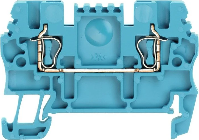 Weidmüller ZDU 1.5 BL Durchgangs-Reihenklemme, Zugfederanschluss, 1.5 mm², 500 V, 17.5 A, blau