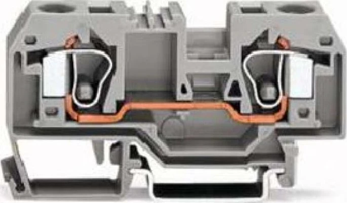 Wago Durchgangsklemme Serie 284, grau