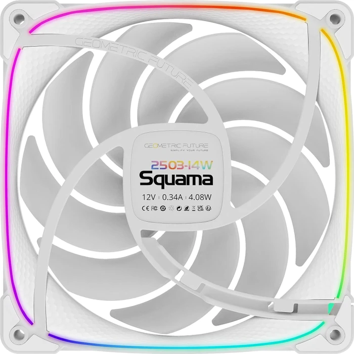 Geometric Future Squama 2503-14W, weiß, 140mm